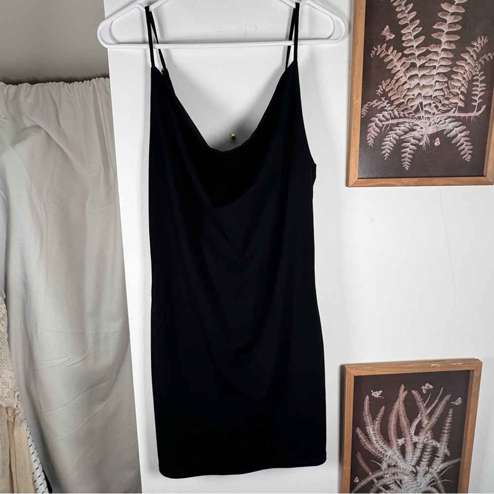 Black Stretchy Athletic Dress(S)